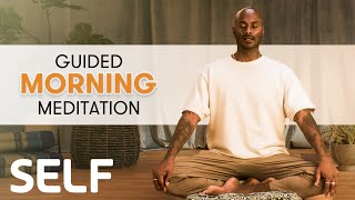 5Minute Guided Meditation Morning Energy  SELF [upl. by Llejk]