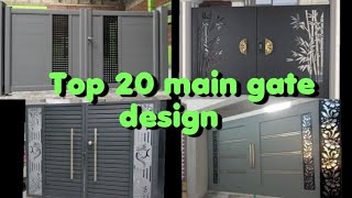 Top 20 modern main gate  latest ms main gate design  latest gate design 2024 [upl. by Bertasi]