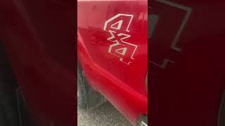 Ford F250 exterior before videocleaning ford truck detailing video shorts detroit cars [upl. by Cost219]