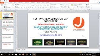 Sesi 4 Responsive Web Design dan Bootstrap Company Profile Web [upl. by Armalla]