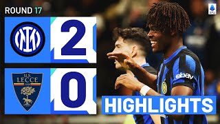 INTERLECCE 20  HIGHLIGHTS  Bisseck scores his first for Inter  Serie A 202324 [upl. by Amye]