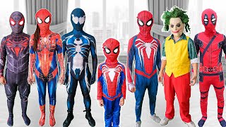 Who are KID SPIDER MANs real Mom amp Dad SpiderMan Into The SpiderVerse2024246 [upl. by Eleira]