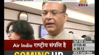 Govt working to improve service of Air India says minister Jayant Sinha [upl. by Drofwarc376]