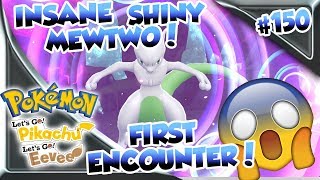 FIRST ENCOUNTER SHINY MEWTWO Pokemon Lets Go Pikachu amp Eevee  INSANE SHINY POKEMON REACTION [upl. by Akinajnat]