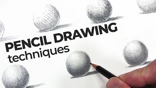 Pencil Drawing Techniques [upl. by Reffinej]