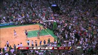 HD Leon Powe 21 points vs Lakers 2008 Finals G2 [upl. by Wightman272]