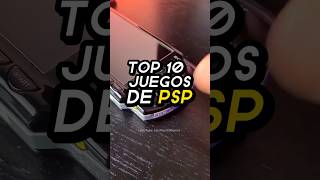 TOP 10 JUEGOS de PSP 🏆👌 psp topgaming gaming playstation [upl. by Vijar]