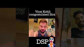 Virat Kholi Congratulations DSP Mohammad Siraj Team India  Virat amp Siraj Viral Video Call 😱🔥 [upl. by Wendy]