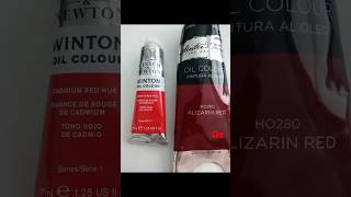 Oz  Red vs Red Oil Paint artwork painting test [upl. by Revart841]