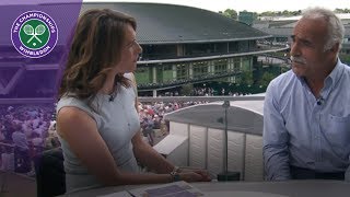 Wimbledon 2017  Mansour Bahrami Interview [upl. by Ahsenid]