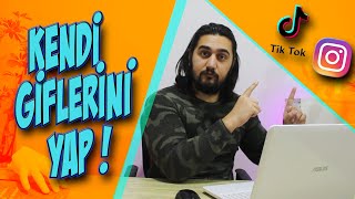 Kendi Giflerini Oluştur  Gif Nasıl Yapılır  Giphy [upl. by Shayla884]