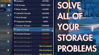 Material Storage is AMAZING  I played PSO2 on hard mode for a whole year [upl. by Severson]