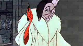 101 Dalmatians Cruella De Vils Outburst Scene [upl. by Anerb]