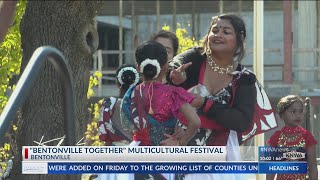 Bentonville hosts quotBentonville Togetherquot multicultural festival [upl. by Miltie]