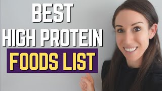 BEST High Protein Foods To LOSE WEIGHT In CALORIE DEFICIT [upl. by Dougal]