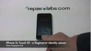 Repairlabscom  iPhone 5s Touch ID scanner test [upl. by Annahahs]