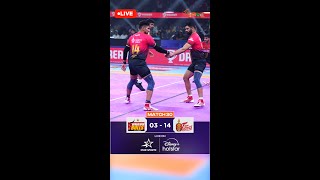 Hi Flyer Pawan Sehrawat leads the charge for Telugu  ProKabaddiOnStar [upl. by Etteiluj161]