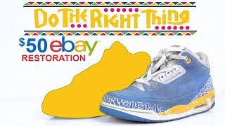 50 eBay Do the Right Thing Jordan 3s Restored by Vick Almighty [upl. by Lalitta]