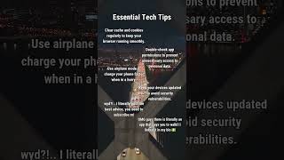 Essential Tech Tips 💯 [upl. by Modestia339]