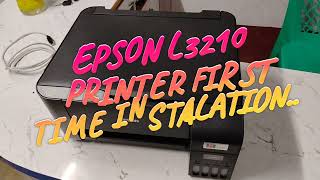 Epson L3210 Printer first time installation easy and simple processepsonprinterprinter epson [upl. by Revell]