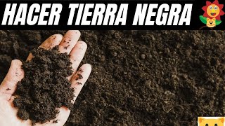 COMO HACER TIERRA NEGRA TU MISMO Muy Facil En Casa No Compres Mas Tierra De Serrin [upl. by Judd400]