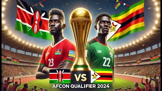 Kenya vs Zimbabwe AFCON Qualifier 2024  Match Preview amp Highlights  Can Harambee Stars Shine [upl. by Ytsirt]