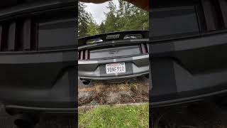 2017 Mustang GT Straight pipeHpipe warm idle americanmuscle [upl. by Aicul]