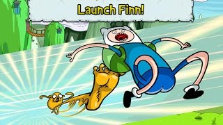 ADVENTURE TIME Super Jumping Finn  lets play gameplay part 2 iOSAndroid [upl. by Ardnuasal]