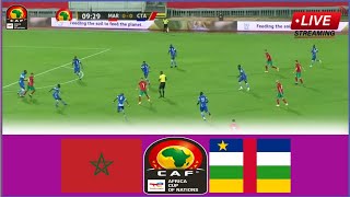 🟥Match en direct Maroc vs République centrafricaine  Éliminatoires de la CAN2024 [upl. by Haiacim778]