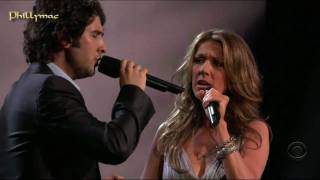 Celine Dion amp Josh Groban Live quotThe Prayerquot HD 720p [upl. by Attener217]