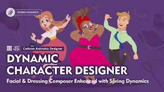 Dynamic Character Design 2D Vector Characters with Secondary Motion  Cartoon Animator [upl. by Sharp]