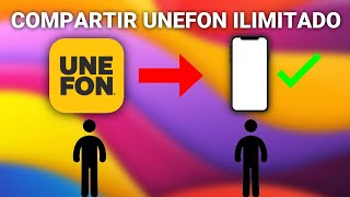 Cómo Repartir O Compartir Internet Unefón Ilimitado México Para Android 4G  5G 2024 [upl. by Imhskal]