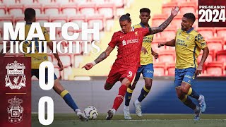 HIGHLIGHTS Liverpool 00 Las Palmas  PreSeason 2024 ends in Anfield draw [upl. by Jacynth]