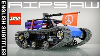 Fast LEGO Technic RIPSAW Tank RC FPV with BUWIZZ [upl. by Akinna]