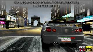 GTA IV New Turbo Sound Mod By Me1080p [upl. by Wenoa235]