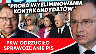 PKW odrzuciło sprawozdanie PiS Andrzej Duda ostro decyzji Wypaczenie demokratycznych reguł [upl. by Anailli]