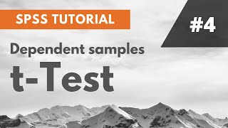 SPSS Tutorial 4 Dependent Paired Samples tTest [upl. by Bay993]