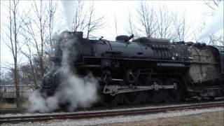 The Real Polar Express 1225 arriving in AshleyMichigan 2013 [upl. by Siuluj]