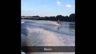 Wake board session  Jeff Barton  Eric Scott [upl. by Etnuaed]