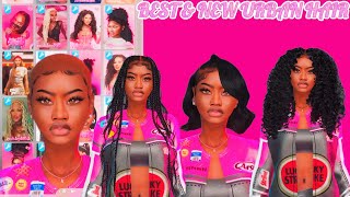 BEST URBAN  BLACK CC HAIR  alpha amp maxis  BY CREATORS 2024  The Sims 4 [upl. by Anitak]