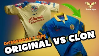 JERSEY DEL CLUB AMERICA 202223  ORIGINAL VS CLON  AFICIONADO VS JUGADOR [upl. by Renruojos]