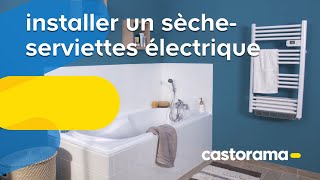 Comment installer un sècheserviettes électrique  Castorama [upl. by Johanna150]