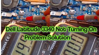 Intel Dell Latitude E3340 No power Not Display short Montherboard amp Fixed amp solved Easy Solution [upl. by Heydon]