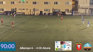 Alboraya UD  CD Alcora  segunda parte  jornada 17 lliga comunitat [upl. by Duquette]