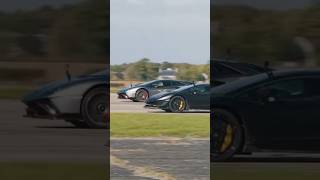 Lamborghini Aventador ultimae Vs SVJ dragrace shorts ytshortslamborghiniaventador creditcarwow [upl. by Teryn129]