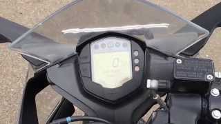 KTM Rc 200 test drive and top speed 2015 [upl. by Mond165]