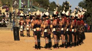 Khiamniungan Naga tribe present a song of rejoicing [upl. by Rosalee519]