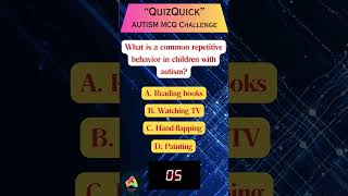 AUTISM MCQ Challenge 17 autism adhd asd autismdisorder nonverbalautism facts asdawareness [upl. by Animor]