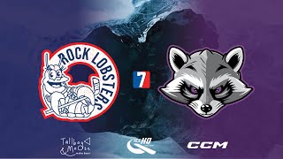 Rock Lobsters V Trash Pandas  Div 7  22nd June  IceHQ Beer League ice hockey [upl. by Idnal920]