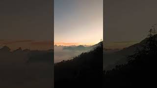 Uttrakhand kanatal sunset amezing view point [upl. by Aihsat]